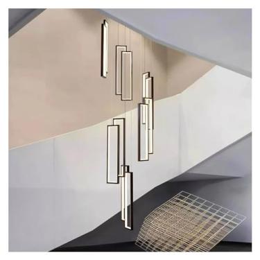 Imagem de Luminária pendente moderna para sala de jantar, iluminação interna, luminária de teto, luminária suspensa, iluminação decorativa interna, lustres de LED, branco quente, 6 cabeças