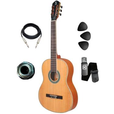 Imagem de Violão Canhoto Eletroacústico Agathis Paraty Tagima (NTS)