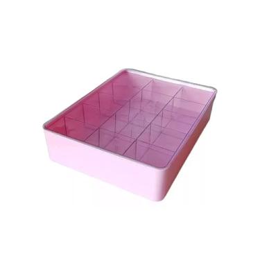 Imagem de Caixa Organizadora Multiuso C/Divisórias Tampa Grande 6,3l