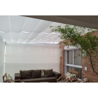 Imagem de Cortina Persiana Rolo Tela Solar 3% Branco (Off White)1,10 (lar) X 2,50 (alt)