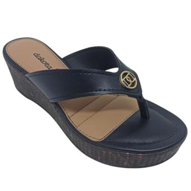 Imagem de Tamanco Dakota Feminino Sola Artesanal com Plataforma 5,8 cm (Vieri Preto, BR, Adulto, Numérico, 38)