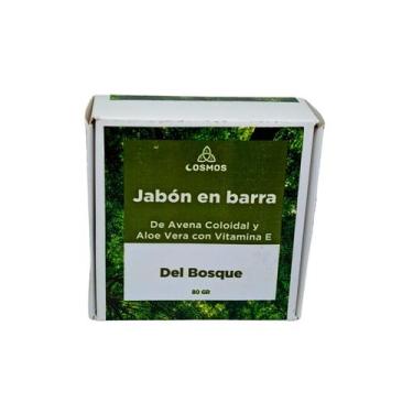 Imagem de Sabonete em barra, esfoliante e hidratante, perfume florestal 100g - L