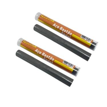 Imagem de Kit 2 Bastão Epóxi Tubolit Aço Repara E Fixa Com Resistência
