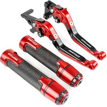 Imagem de WEJUSA Para Suzuki GS500E 1994 1995 1996 1997 1998 Alavanca de embreagem de freio e alavanca de 22 mm guidão alavanca de embreagem de freio de motocicleta (cor: 10)