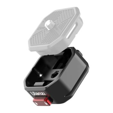 Imagem de CLAW Arca Quick Release Base 2341 Nova Versão para Câmeras, Tripés e Estabilizadores – Engate Rápido Compatível Arca Swiss para Fotografia e Vídeo Profissional