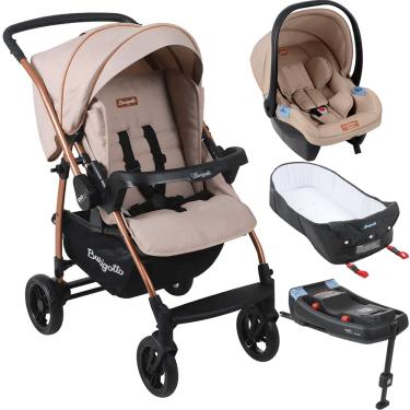 Imagem de Carrinho de Bebe Burigotto Travel Rio K 22 Ninho Base ISO Mon amour