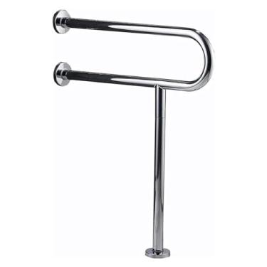 Imagem de GeRRiT Alças de barra de apoio para banheira, corrimãos de vaso sanitário de aço inoxidável sem barreiras, segurança antigas para vaso sanitário antiderrapante com segurança para deficiências