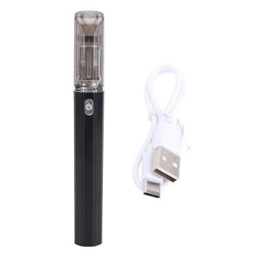 Imagem de Cortador de unhas elétrico automático sem fio recarregável aparador de unhas 15000 RPM ferramenta de limpeza rápida para bebês crianças adultos preto dispositivo de manicure