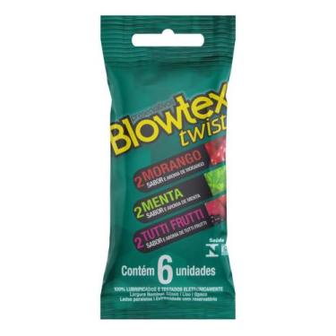 Imagem de Preservativo Lubrificado Twist Blowtex Pacote 6 Unidades