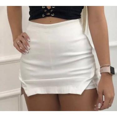 Imagem de Short e saia branco - .