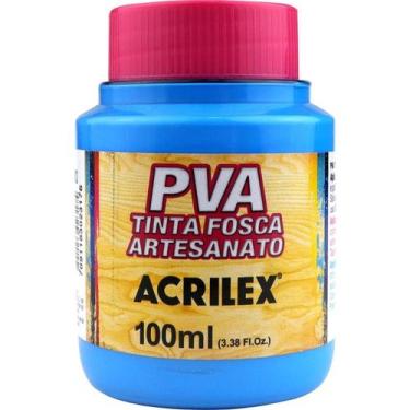 Imagem de Tinta pva azul fosca - Acrilex