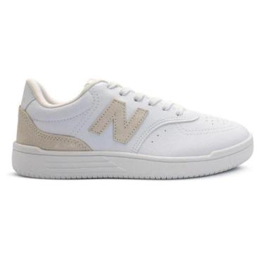 Imagem de Tenis new balance bb80 unissex, 42, Branco, Bege