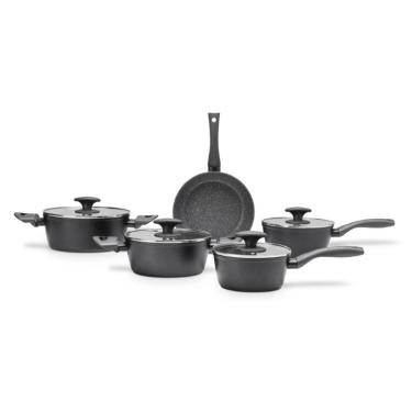 Imagem de Conjunto Panelas 5 Peças Ceramic Life Orion Prata  Brinox