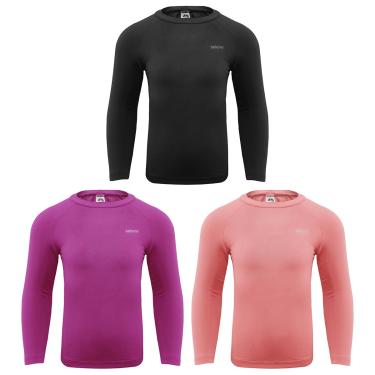 Imagem de Kit 3 Camisas Térmicas Selene UV50+ Manga Longa Infantil
