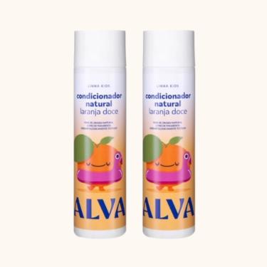 Imagem de Kit 2X: Condicionador Vegano Infantil Laranja Doce e Baunilha Alva 250ml