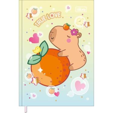 Imagem de Caderneta Almofadada Costurada Petit Capyclub TILIBRA - 96 Folhas (True Love)