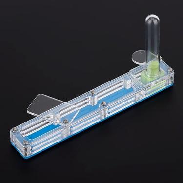 Imagem de Cryfokt Caixa de Exibição Leve de Formicário para Ninho de Criação de Formigas Com Torre de água para Hidratação Fácil de Instalar para Aprender e Exercitar As Mãos, Acrílico Farm Blue (covil azul)