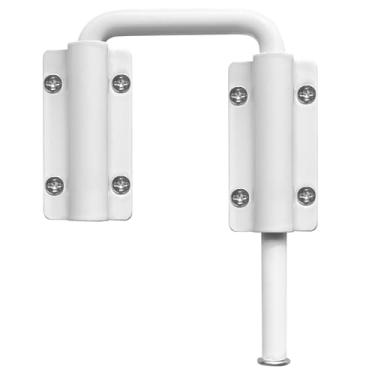 Imagem de SKKKBA Trava de porta deslizante de pátio, trava de porta de vidro deslizante de 6 cm, trava de segurança para porta de tela, trava de porta de cerco de animal, trava de segurança para porta de pátio