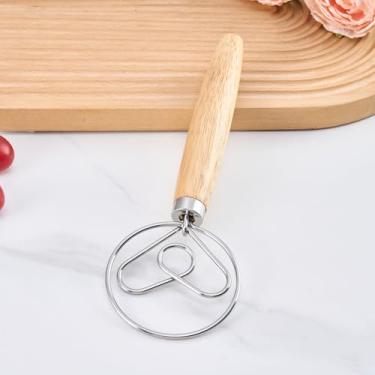 Imagem de Batedor de massa dinamarquesa, ferramenta resistente para fazer pão com alça
