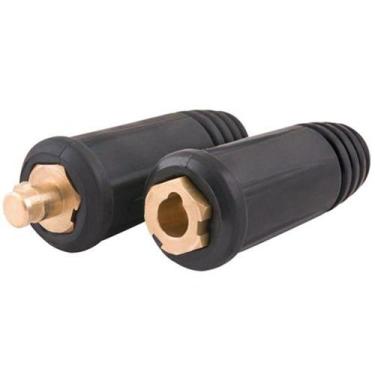 Imagem de Kit Conector Plug Macho E Femea 13Mm Para Cabo 50/70Mm - OMEGA