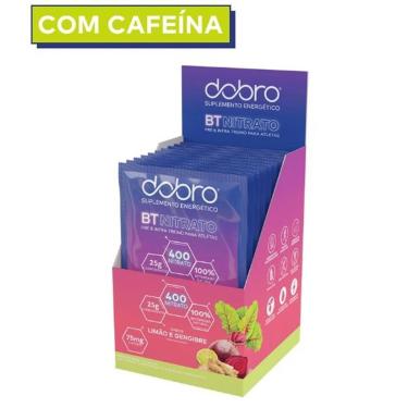 Imagem de Sachê BT Nitrato Com Cafeína 30g Limão E Gengibre 10un. Dobro-Unissex