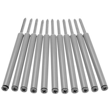 Imagem de Moxweyeni Pacote com 15 31 peças de parafusos de calha de 17 cm com virola durável kit de reparo de fixadores de pregos fáceis de instalar para calhas flácidas e manutenção