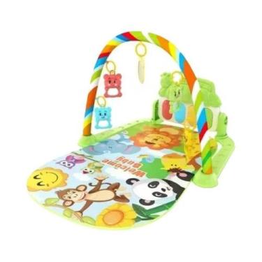 Imagem de Tapete De Atividades Para Bebês Com Música, Rack De Atividades, Piano,