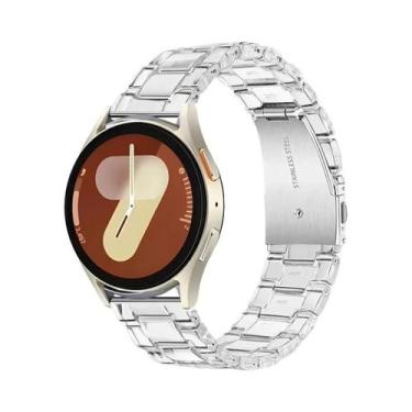 Imagem de Pulseira Transparente De 20mm Para Samsung Galaxy Watch 7 40/44mm, Bra