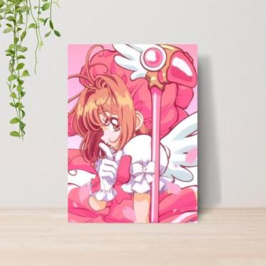 Imagem de Quadro Sakura CardCaptor Anime A4  Placa MDF 06 - Lomi Art