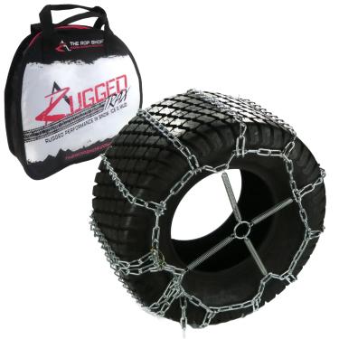 Imagem de As correntes de pneu e tensionadores de 4 elos da The ROP Shop 73,66 x 30,48 x 38,1 cm para trator de jardim de cortador de grama Kubota