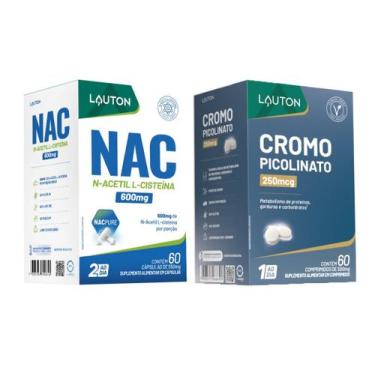 Imagem de Kit Nac com Picolinato de Cromo 60 cápsulas Lauton - Lauton Nutrition
