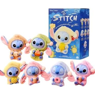 Imagem de Boneco Pelúcia Stitch Labubu surpresa Chaveiro - Pop Mart