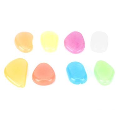 Imagem de Zhjvihx Pedras de Tanque de Peixes, Pedra Fluorescente de Jardim Seixos Decorativos de Fluorescente, Ornamento de Brilho de Tanque de Peixes de Aquário para Decoração de Plantas de Aquário de Jardim