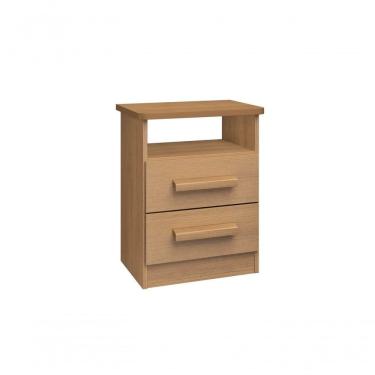 Imagem de Mesa De Cabeceira Firenze 2 Gavetas Com Nicho - D Doro Cinamomo