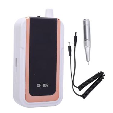 Imagem de ZJchao Broca Elétrica para Unhas, Lixa Profissional para Manicure e Pedicure, 45000rpm, para Unhas de Gel Acrílico, Com 6 Brocas, Operação Silenciosa