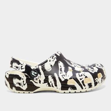 Imagem de Crocs Infantil Classic Glow Dino Clog, Verde, 33