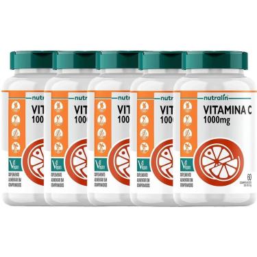 Imagem de Kit 5X Vitamina C Vegan - 60 Comprimidos - Nutralin-Masculino