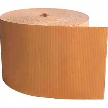 Imagem de Rolo Bobina Embalagem De Papelão 50cm x 2mm De 10 á 50 metros Embalagem Micro Ondulado Pardo resistente (50 METROS)