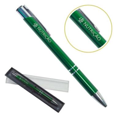 Imagem de Caneta Personalizada Cursos Metal Profissional Coloridas Nutrição - Lo