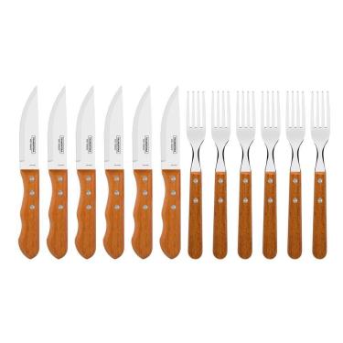 Imagem de Kit Churrasco Talheres Tramontina Dynamic 12 Peças