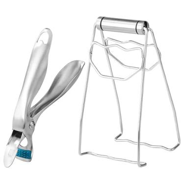 Imagem de Clipes Hot Set Grippers 2 Steel 304 Bowl Plate Multi-Funcional, Pcs Utensílio Antiqueimadura Panela de Cozinha