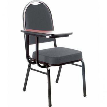 Imagem de Cadeira Universitária Para Auditório Linha Hotel Cinza