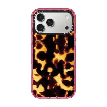 Imagem de CASETiFY Capa Impact para iPhone 17 Pro Max [fina/compatível com Magsafe/2,5 m. Proteção contra quedas de grau militar 4X] - Carapaça de tartaruga - Rosa