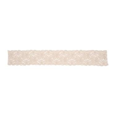 Imagem de Fita de renda 6cm de nylon lindo enfeite amplamente utilizado uso seguro acessórios de roupas artesanato faça você mesmo decorações de festa de casamento 10 jardas (Cor da pele)