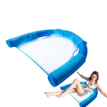 Imagem de Shakven Cadeira de macarrão para piscina flutua para adultos, Cadeira de macarrão para adultos - Cadeira de rede flutuante para piscina infantil,Piscina flutua cadeiras adultos, cadeira de macarrão