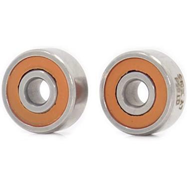 Imagem de 2 peças S623 2OS Rolamentos 3 * 10 * 4 mm CB ABEC-7 Aço Inoxidável Híbrido Cerâmica Oceano Molinete Rolamentos de Esferas S623C