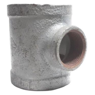 Imagem de Te De Ferro Galvanizado Redução 4 X 3 Rosca Bsp - Tupy