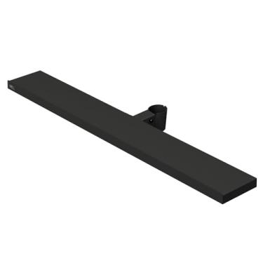 Imagem de WALL Prateleira Soundbar para suporte de TV A2 alto/Grande/Grande, compatível com lareira elétrica FlameBar, tamanho médio, largura 95 cm, preto acetinado