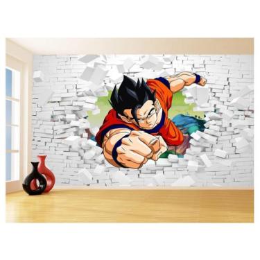 Imagem de Papel De Parede 3D Dragon Ball Goku Vegeta Anime 3,5M Dbz51 - Você Dec