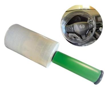 Imagem de Kit 12 Unidades Filme Protetor De Volante Stretch 10cm X 120mts - Mest